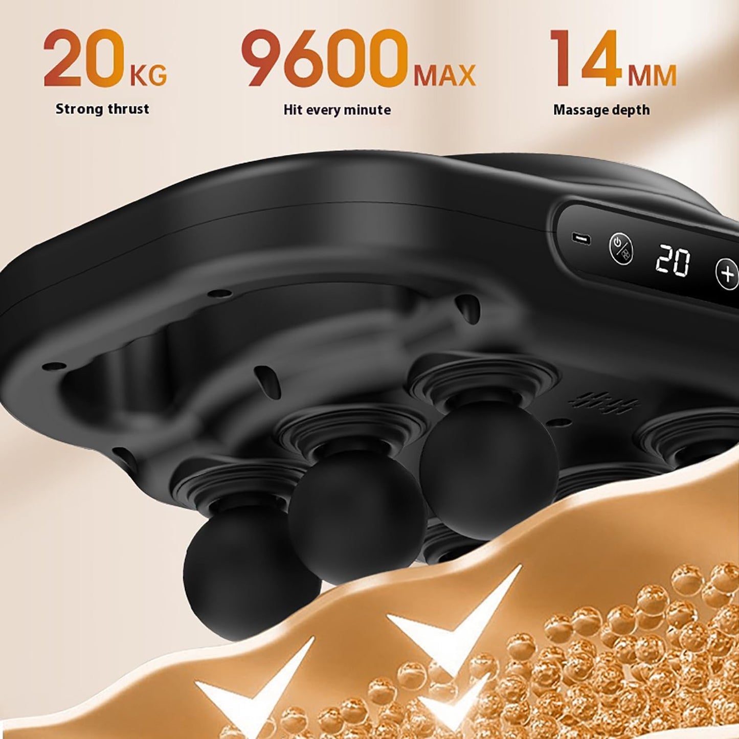 6-Head Massage Gun