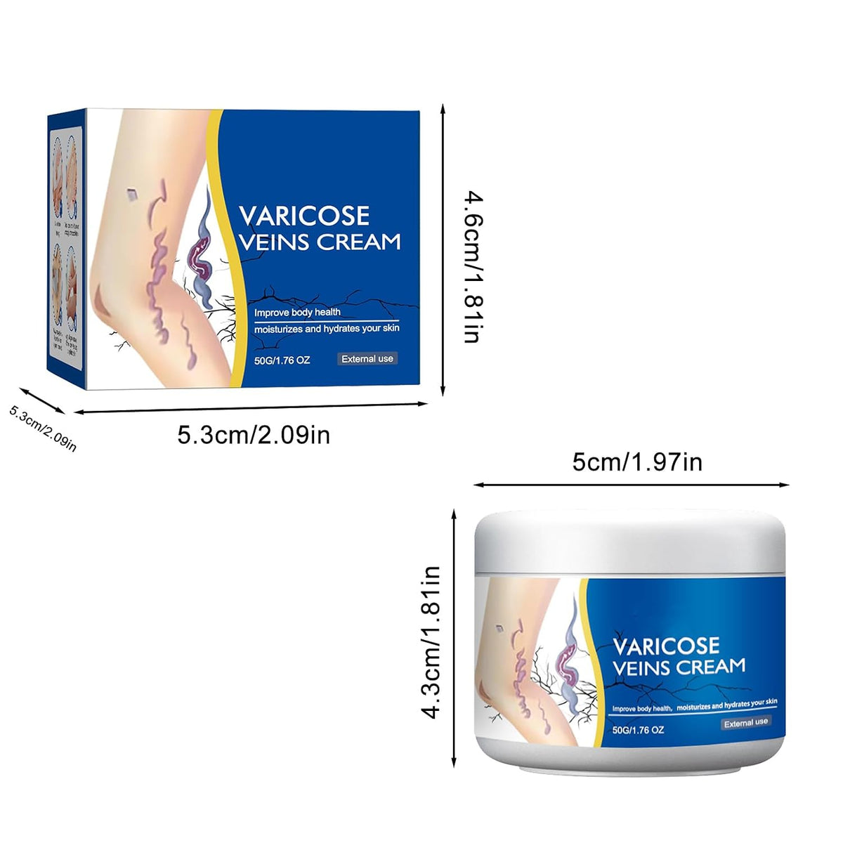 Varicose Veins Treatment Cream for Legs