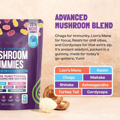 Brain Boosting Mushroom Gummies