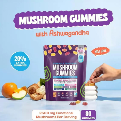 Brain Boosting Mushroom Gummies