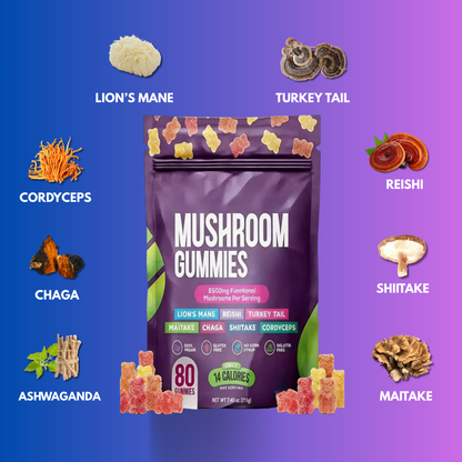 Brain Boosting Mushroom Gummies